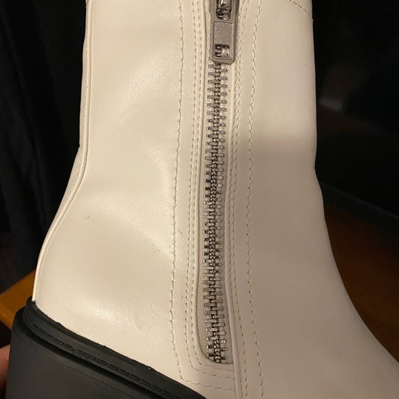 UO Zip Up Platform Boot Chunky Heel - Picture 4 of 9